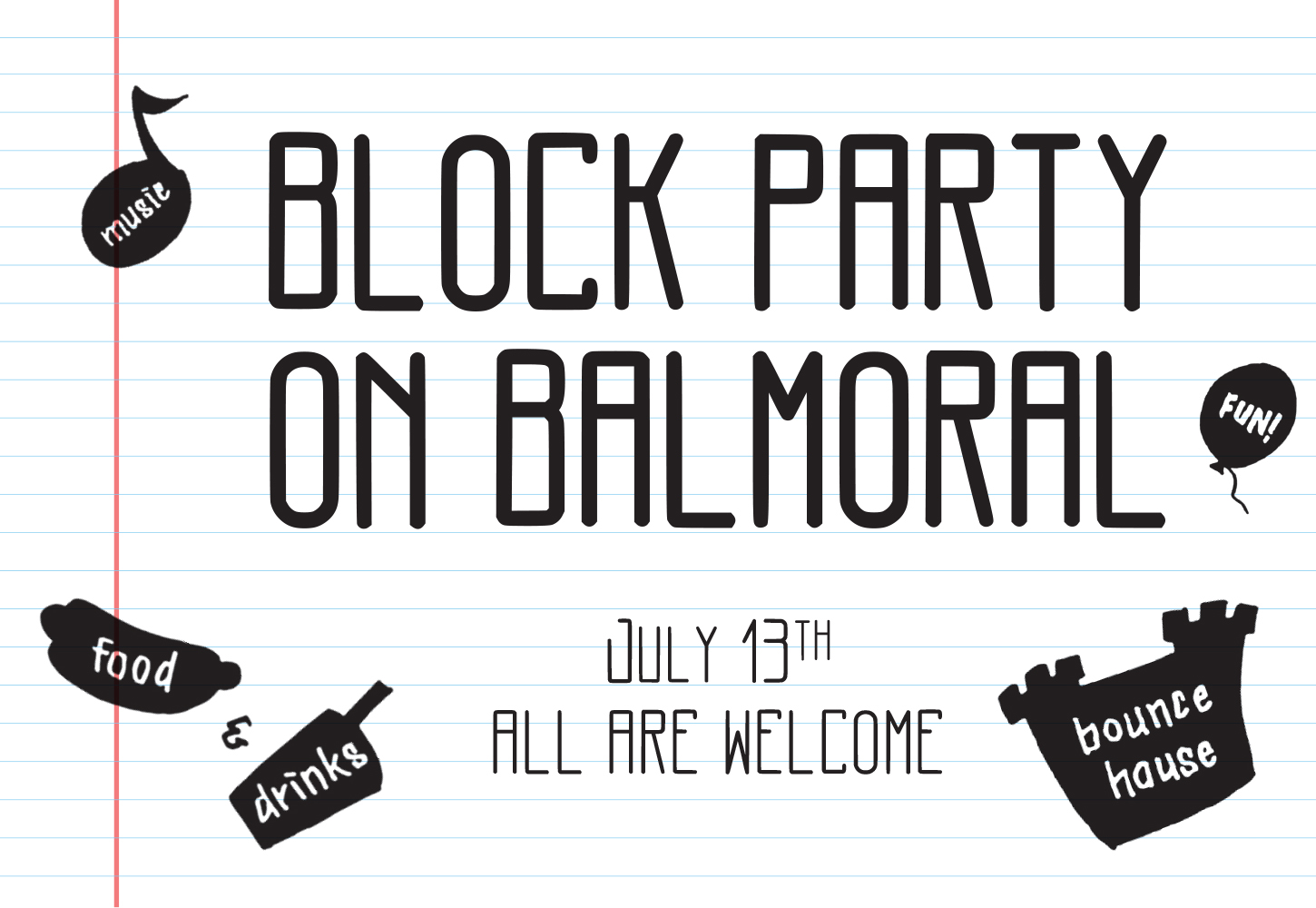 Block Party on Balmoral - All are Welcome